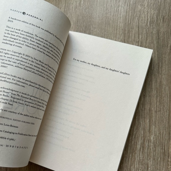 Inside Out: A Memoir. Demi Moore’s 2019 paper book - Picture 2 of 3